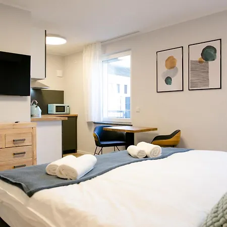 Lux - Self-checkin, Kue, Klima, Arbeitsplatz, Parken Apartment