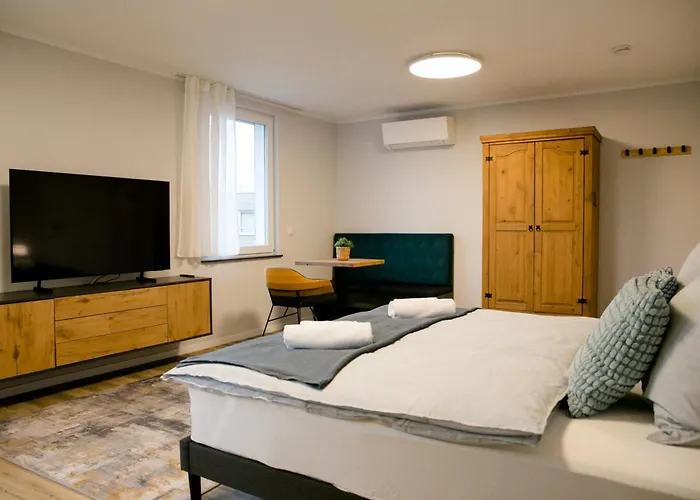 Lux - Self-checkin, Kue, Klima, Arbeitsplatz, Parken Appartamento Sankt Augustin